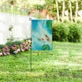 thumbnail image 2 of SUNENAT Watercolor Koi Carp Fish In Pond Symbol Of Good Luck and Prosperity Garden Flag Decorative for Garden and Home Decorations, House Banner 12 x 18 Inches (Without Flagpole), 2 of 3