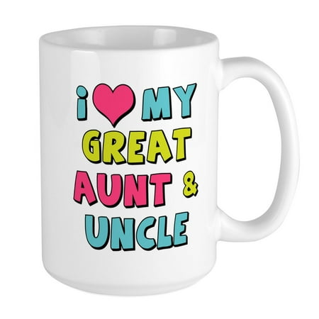 

CafePress - Love My Great Aunt & Uncl - 15 oz Ceramic Large Mug