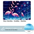 thumbnail image 2 of Flamingo Non-Slip Polyester Chair Mats Floor Mat Kitchen Mat Machine Washable, 2 of 6