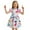 A05 Light Pink, variant on Conairie Easter Dress for Girl Ruffle Short Sleeve A-Line Dress Cute Cartoon Print Kids Summer Party Sundress Casual Outfit Clothes