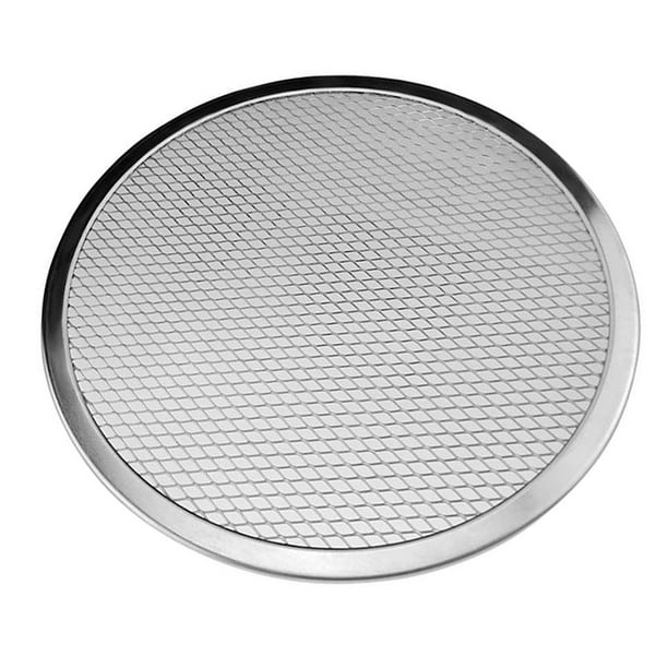 Billuyoard Malla plana de aluminio Pantalla de pizza Horno Bandeja para hornear Net Utensilios para hornear 6 pulgadas Cocina y Comedor Plata 15 pulgadas