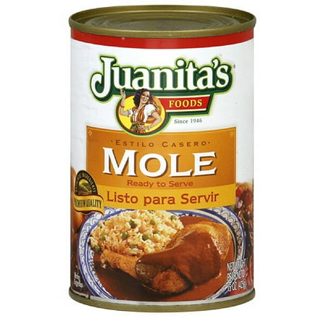 Juanita's Foods Estilo Casero Ready To Serve Mole, 15 oz (Pack of 12)