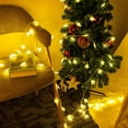 thumbnail image 3 of HEYTEA Guirlande Lumineuse Étoile 49 Pi 100 DEL 8 Modes à Brancher Lumière Scintillante avec Télécommande Guirlandes Lumineuses pour Chambre Intérieur Extérieur Décoration de Chambre Arbre de Noël Blanc Chaud et Blanc Froid, 3 of 6