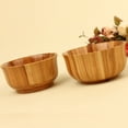 thumbnail image 2 of Handwork Bamboo Bowl Creative Environmental Bowl Simple Supplies for Home Restaurant Store, 2 of 8