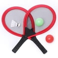 thumbnail image 2 of Cloth Badminton Racket Beach Racket Kindergarten Outdoor Sports Tennis Rackets Set Rackets Ball Type Toys Tennis Rackets Set with Ball for Kids, 2 of 9