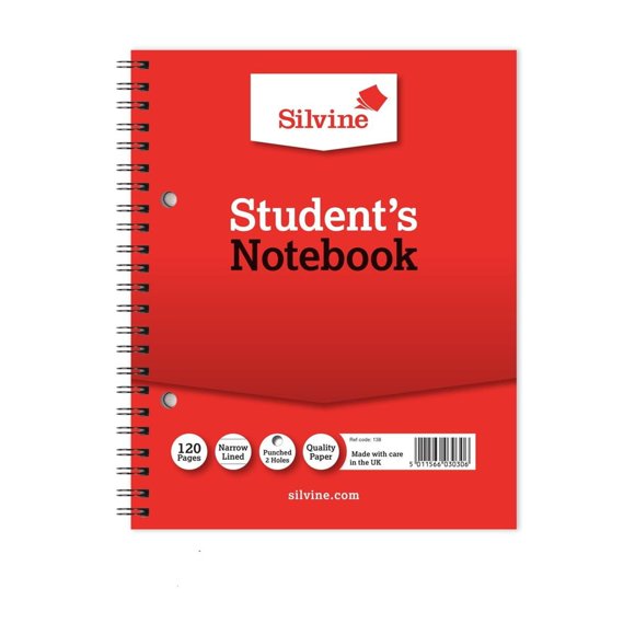 Silvine Carnet de Notes à Deux Fils (Lot de 12)