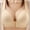 Beige, variant on Jsaierl Women's Bras Wirefree Push Up Underwire Bra Seamless Padded Bralettes Elegant Full Coverage T-Shirt Bras