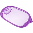 thumbnail image 3 of PTOOTP Cesto de malla plegable y fácil de abrir para ropa sucia, ideal para dormitorios universitarios (morado), 3 of 7