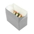 thumbnail image 6 of Bio Tek 80 oz Black Houndstooth Paper Lunch / Chicken Box - with Fast Top - 9" x 5" x 5" - 400 count box, 6 of 11