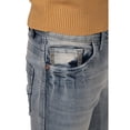 thumbnail image 5 of CULTURA AZURE  Boy's Saddle Stitch Stretch Jeans, Lt Blue, 10, 5 of 6