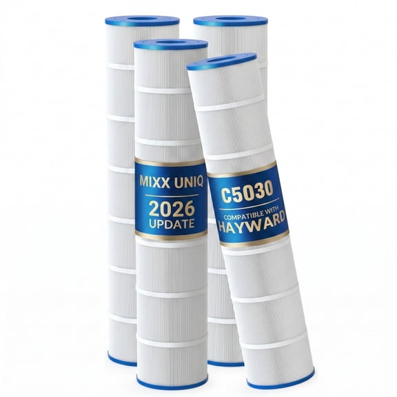 4 Pack C5030 Pool Filter Cartridges Compatible with Hayward SwimClear C5020, C5025, C5030, Superior Filtration & Durability, Replaces PA131, CX1280XRE, 524 Sq.ft