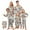 03-Style, variant on Holiday Family Matching Pajamas sets Organic Cotton Christmas/Halloween Family PJs for Adults, Kids, Baby And Pets