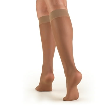 TRUFORM Lites Ladies' Sheer Knee High 8-15mmHg (Taupe) Medium