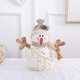 thumbnail image 3 of Christmas Decorations Sitting Snowman Plush Toy Doll Decor Home Indoor Table Fireplace Figurine Tree Ornament Decoration Gifts, 3 of 5