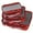 Red, variant on Fleur De Lis Packing Cubes - 3-Piece Set