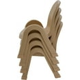 thumbnail image 7 of Angeles 7 in. Kids Stacking Chair in Natural Tan - Set of 4, 7 of 7