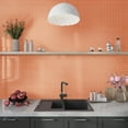 thumbnail image 6 of Cirkel 11.46 in. x 12.4 in. Glossy Orange Porcelain Mosaic Wall and Floor Branded Tile (9.87 Sq. ft./Case) (10-pack), 6 of 6