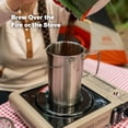 thumbnail image 3 of Coghlan's French Press, 32 oz., Stainless Steel, 3 of 7