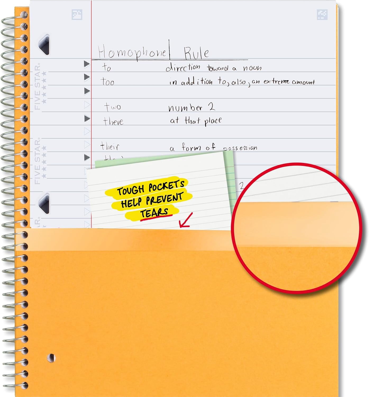 General Spiral Notebook + Study App, 4 Pack, 1 Subject, Wide Ruled Paper, 8" x 10-1/2", 100 Sheets, Fights Ink Bleed, Water Resistant Cover, Purple, Pink, Gray and Blue (930105-ECM)