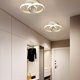 thumbnail image 3 of Plafón LED de 2 Círculos para Dormitorio - Blanco Cálido Acogedor - 22W brillar Electrónica, 3 of 4
