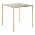 thumbnail image 5 of SAFAVIEH Kiley 18" Classic Top Accent Table, Gold Leaf/Black Glass, 5 of 8