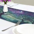 thumbnail image 4 of Yayeee Table Runner 90 inches Long Home Kitchen Dinning Party Decoration, Moonlight Forest, 4 of 7