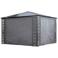 thumbnail image 2 of Sojag Turia 10 x 12 x 6 ft Grey Polyester Curtains, 2 of 7