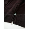 thumbnail image 3 of Gioberti Men's Knitted Regular Fit Full Zip Cardigan Sweater with Soft Brushed Flannel Lining, 3 of 4