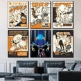 thumbnail image 4 of Pegatinas de papel autoadhesivas de dibujos animados de Sonics, videojuegos de anime clásicos, impermeables, para decoración de pared de cafeterías, bares y habitaciones, 4 of 5