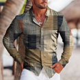 thumbnail image 1 of Nuevas camisas de manga larga de moda para hombres, camisas casuales con estampado de rayas claras, blusas de manga larga con botones para hombres, ropa de alta calidad para hombres, 1 of 6