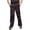 Black, variant on Mens Utility Flat Front Trouser Pants