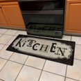 thumbnail image 3 of Kitchen Rug 20"×59", Antique Non-Slip Kitchen Floor Mat Durable Natural Rubber Runner Rug for Kitchen, 3 of 6