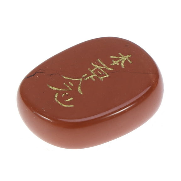 LEORX Small Crystals Palm Stones Red 1Pcs