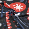 thumbnail image 3 of Red and Blue Abstract Men’s Hoodies Sweatshirt Fleece Jackets Long Sleeve Sweatshirts, 3 of 5
