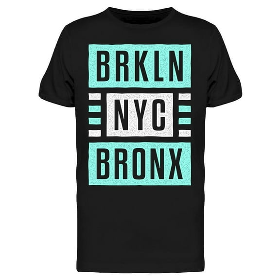 Brklyn Bronx, Nyc T-Shirt Men -Image by Shutterstock, Male Small