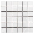 thumbnail image 5 of The Tile Life Geo Lush 2" x 2" White Matte Porcelain Mosaic Floor and Wall Tile 1 Sheet, 5 of 11