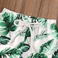 thumbnail image 4 of Styles I Love Baby Toddler Tropical Palm Leaves Swim Shorts, 4 of 6