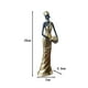 thumbnail image 4 of Reloj de pared con pájaro cantor, estatua de mujer tribal africana, relojes de pájaro, relojes de pared, reloj colgante, decoración, figura de mujer a, 4 of 8