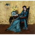 thumbnail image 3 of William Merritt Chase 21x20 Black Modern Framed Museum Art Print Titled - Portrait of Dora Wheeler (1882-83), 3 of 5