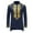 Navy, variant on LUOGENLI Male T-shirts for Mens Mens Abaya Thobe Arabic Longline T Shirts Henley Kaftan Banded Plain Gown Shirts Men's Kaftan Thobe Mens T-shirts Graphic Tees Easter Blue XL