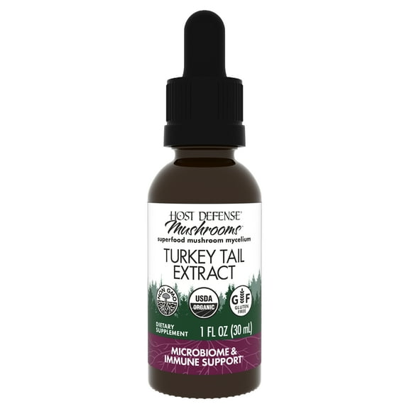 Host Defense Turkey Tail Extract - 1 fl oz (30 Servings)
