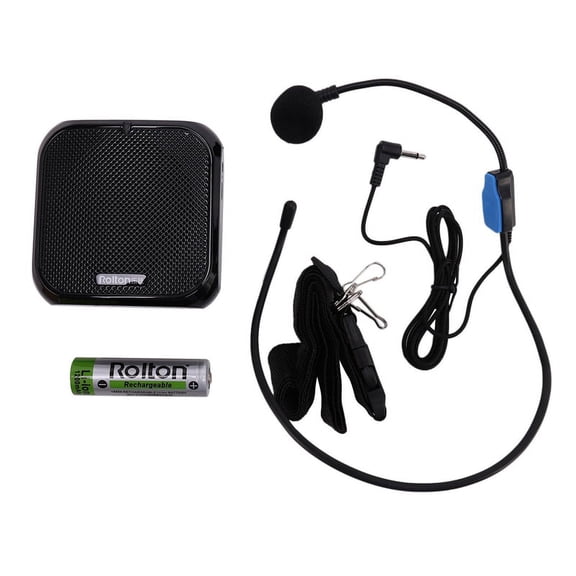 K400 Portable Voice Amplifier Amplifier with Line Microphone Speaker FM Radio MP3 mj339