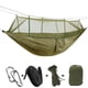 thumbnail image 4 of Hamaca colgante de red para jardín, patio, camping, viajes individuales ejercito verde, 4 of 9