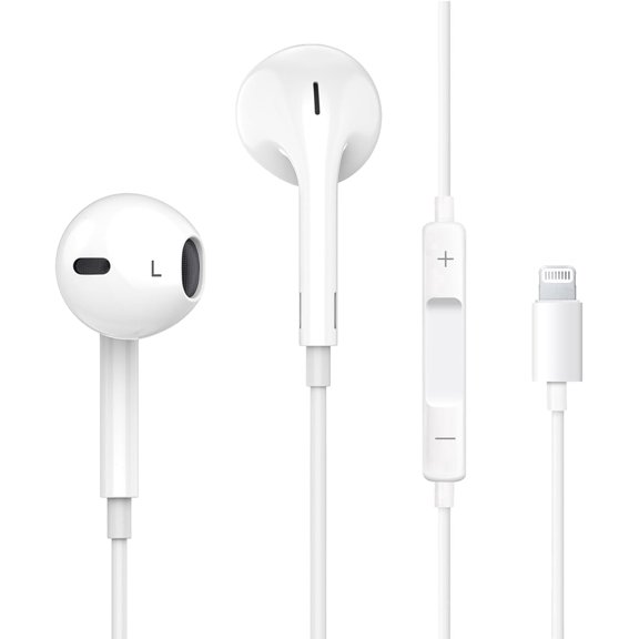Earbuds Wired Headphones Noise Isolating Wired Earbuds , Compatible with iOS Devices, Supports All iOS Systems