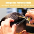 thumbnail image 3 of Tijeras de corte de pelo de 6 pulgadas, tijeras profesionales de peluquero, tijeras de corte estilista, tijeras de borde de afeitar para salón, 3 of 5