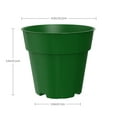 thumbnail image 5 of Lot de 6 pots de culture Mainstays de 10,2 cm, vert, 5 of 5