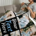 thumbnail image 4 of AISENIN Personalized Portrait Blanket Custom photos print blankets Customized Throws Blanket Personalized Couple Gifts for Boyfriend Girlfriend Dad Mom Friend Birthday, 4 of 5