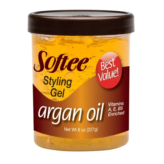 Softee Argan Oil Styling Gel 8 oz. Jar