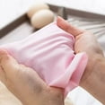 thumbnail image 6 of Arroyner 4 Reusable Silicone Pastry Bag Icing Piping Cream Pastry Bag for Cake Frosting Decoration, Pink, 6 of 11
