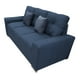 thumbnail image 3 of Sofa El Bazar Store Suecia Lino Azul marino 3 plazas, Modular, Moderno, Sala, 3 of 5